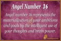 
ANGEL NUMBER 36
