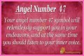 
ANGEL NUMBER 47
